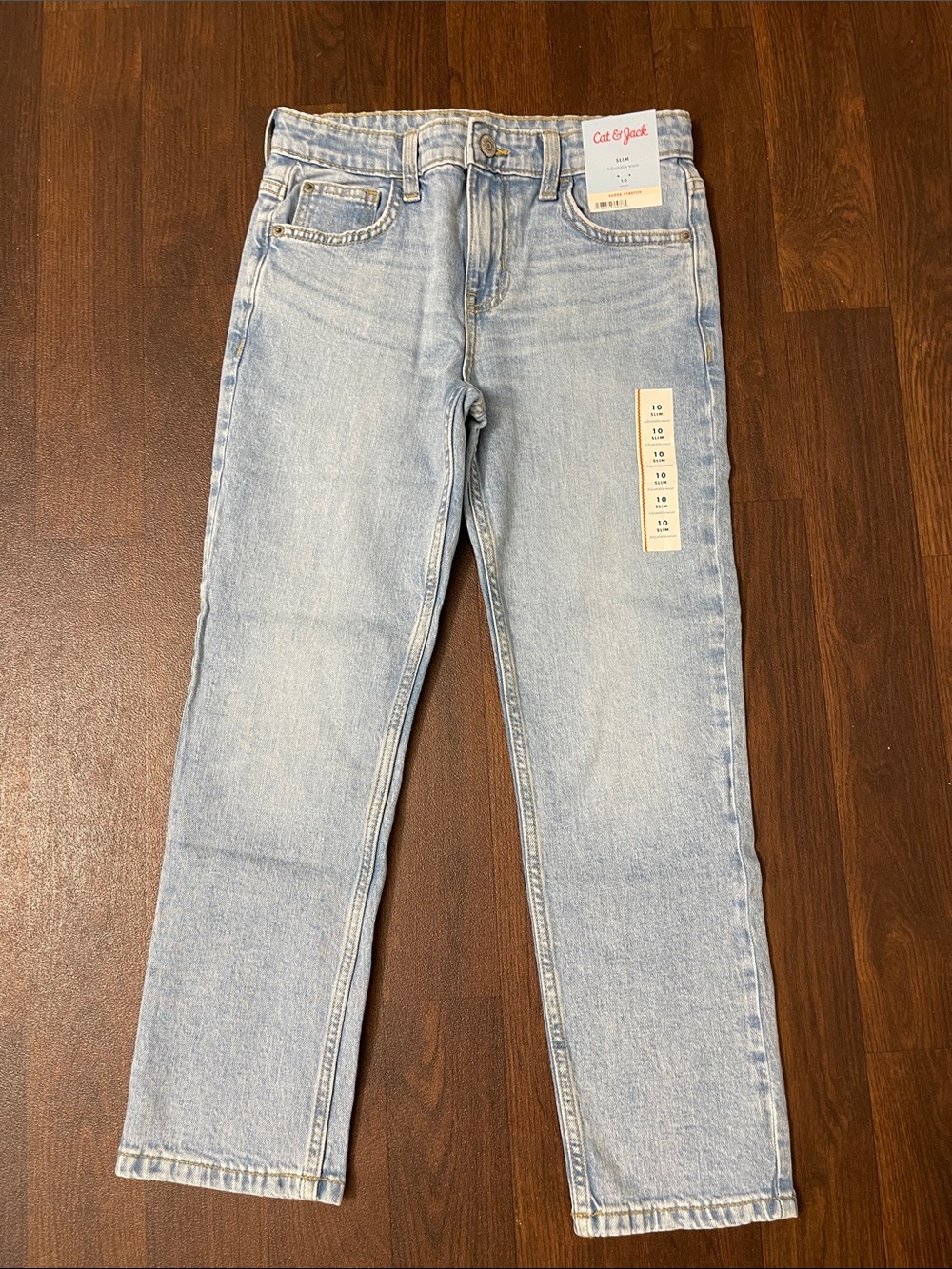 Cat & Jack Light Blue Straight Leg Jeans
